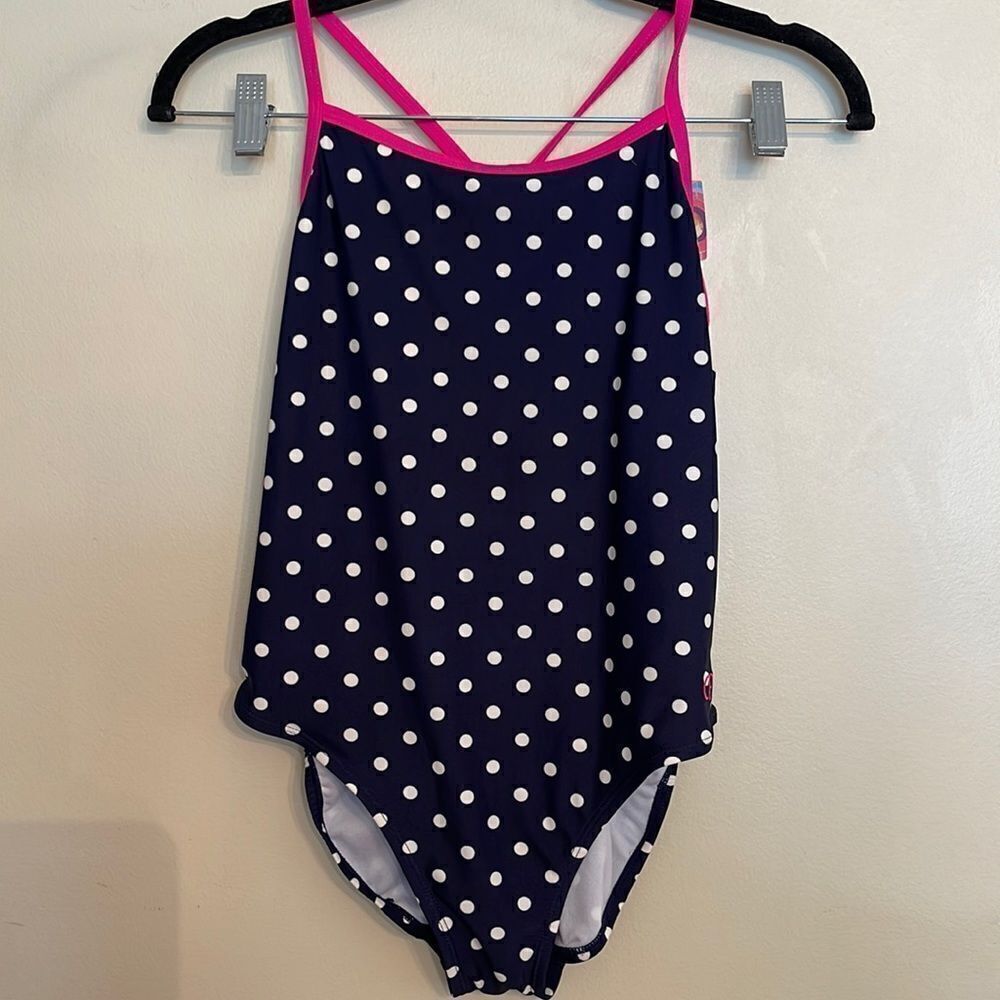 OP SPF 50 Girls One Piece Swimsuit